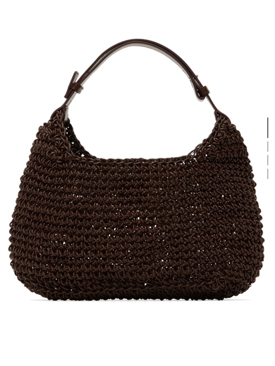 Low Classic Handbags - LOW CLASSIC Brown Weaving Shoulder Bag